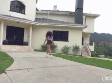 EBONY REDBONE WILLOW RYDER UPSKIRT gif