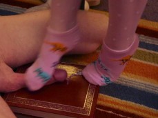 Cum on Cute Socks gif