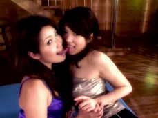 Japanese Hotties Teasing Girl-Girl Sex gif