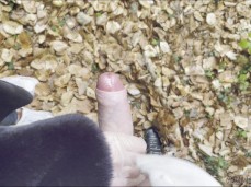 Cum in the Woods – No Cleanup Needed gif