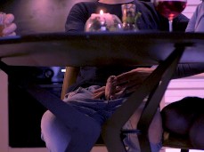 under the table gif