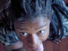 Ebony taking daddy dick gif