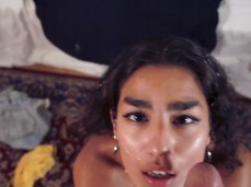 Giant facial for Luna Silver! gif