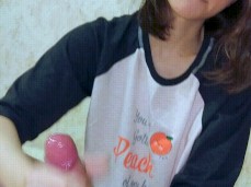 999 Handjob and cum gif