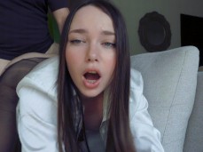 Cute Girl Doggystyle gif