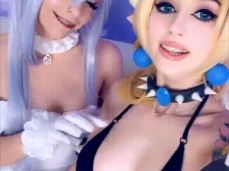 Bowsette and boosette gif
