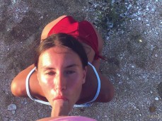 public stranger blowjob gif