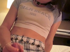 Adorable Trans Girl Frotting gif