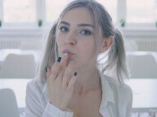 blonde pov facial gif