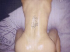 POV oiled doggy vertical video gif