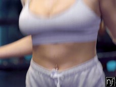 Josephine Jackson jumping jugs gif