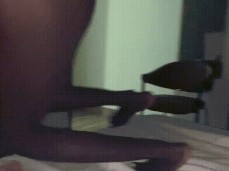 Dark skin African babe gif