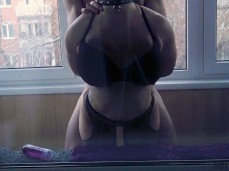 Against the window gif