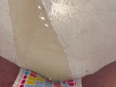 flicking ash into her pee stream gif