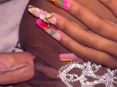 Ebony taking white daddy dick gif