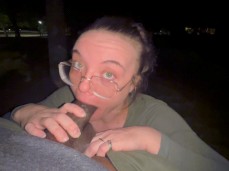 bbc blowjob outside gif