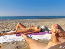 Beach Cum with ottie gif