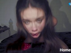 Cute Teen takes a rough and fast facing doggy gif