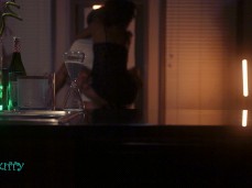 CHOCOLATE GIRL BOUNCING ON BBC gif