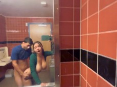 hailey rose bathroom doggy gif