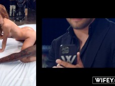 Cuck husband records wife bouncing on bbc gif