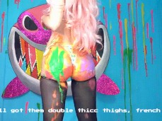 belle delphine shaking ass gif