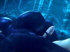 Dark elven queen gives you a tender handhob, in POV! gif