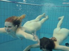naked girls in public pool gif