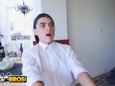 Chanel teasing at the dinner table gif