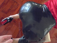 perfect latex ass gif