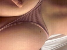 Big ass POV with panties to the side gif