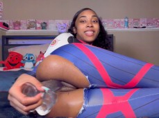 Sexy ebony solo for daddy gif
