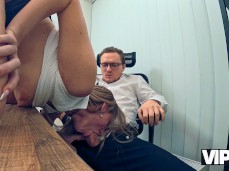 slut secretary suck boss cock gif