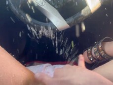 peeing in car gif