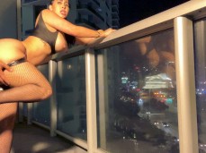 Valerie Kay fucked standing in public gif