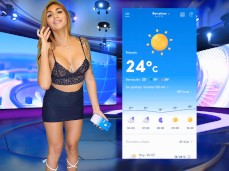 A garota do tempo Summer Steph gif