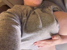 Bouncing tits through top gif