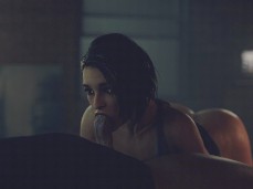 Jill Valentine suck cock gif