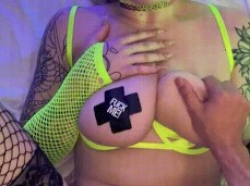 Gorgeous Busty Chubby Babe gif