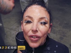 Facial for brunette gif