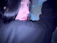 Fucking hot girl outdoor at night gif