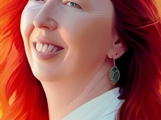 Anime Hentai MILF Bush: Mature Redhead Curves in Color – Unlock Real Domme gif