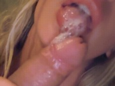 OF girl sucking fans dick leaked gif