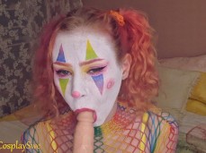 clown dildo gif
