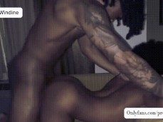 CHOCOLATE GIRL BACKSHOTS gif