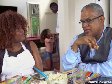 Kenda Woods suck black cock gif