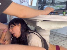 Ev4Evans mama debaixo da mesa gif