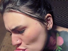 DoseOfDoxxy Spit on cock gif