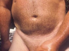 Daddy bear strokes his thick cock and cums outddors 0145-1 10 gif