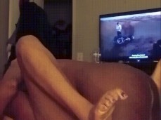 Black Toe Curling Orgasm gif